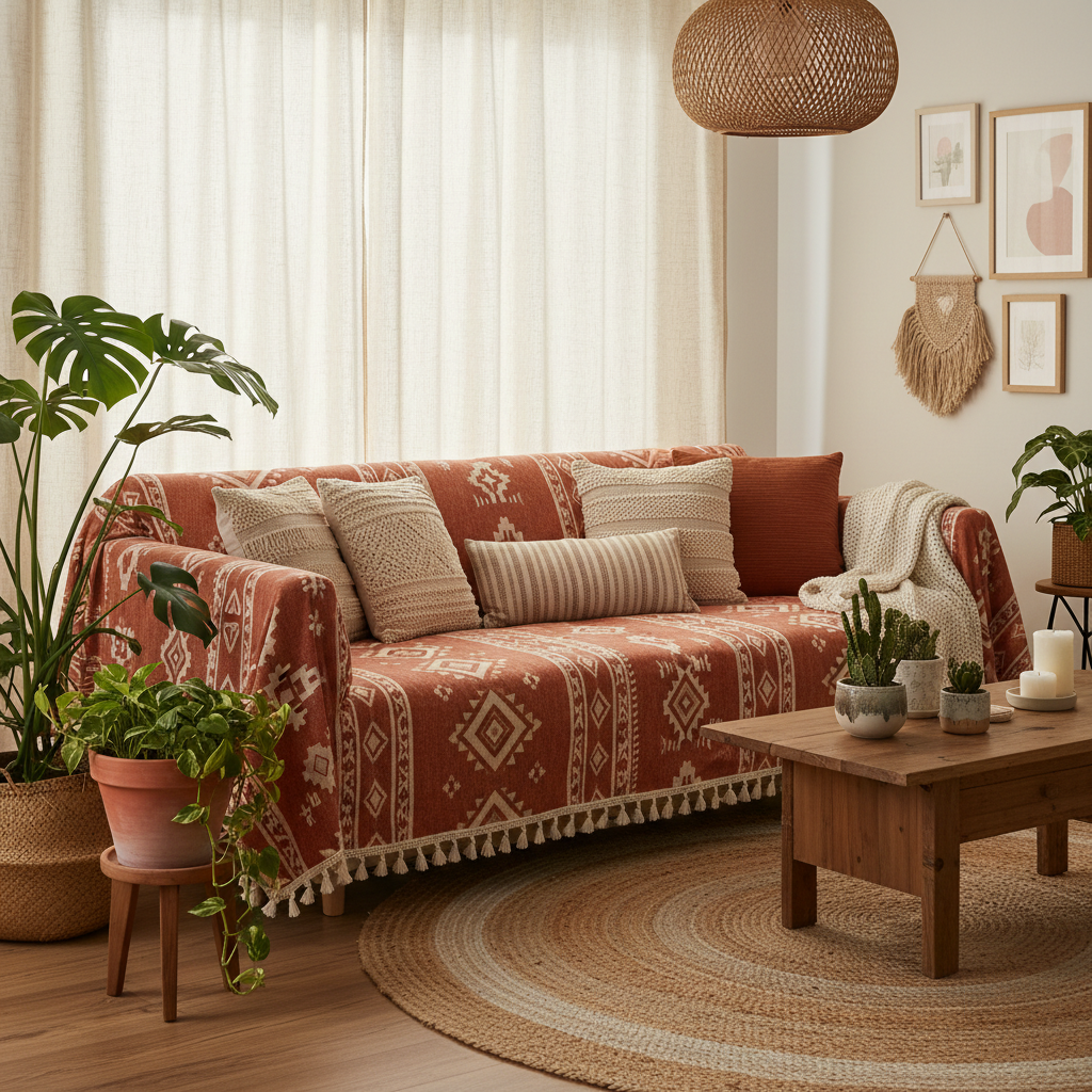 Matching Boho Aztec Style to Your Living Room: A Practical Pattern and Pet-Protection Guide for Renters, New Homeowners, and Décor Lovers