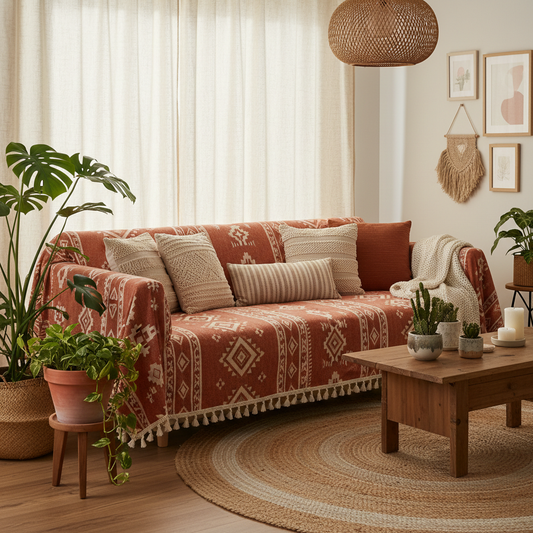 Matching Boho Aztec Style to Your Living Room: A Practical Pattern and Pet-Protection Guide for Renters, New Homeowners, and Décor Lovers