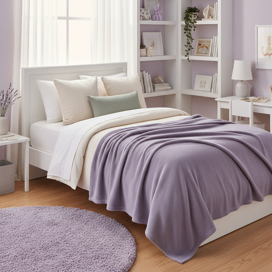 Matching a Girls Fleece Blanket to a Lavender Bedroom: A Practical Softness and Style Guide for Toddlers, Kids, and Tweens