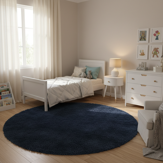5 Signs It's Time to Replace Your Kids' or Dorm Room Rug (And What to Look for in a Round Fluffy Shag Rug Next)