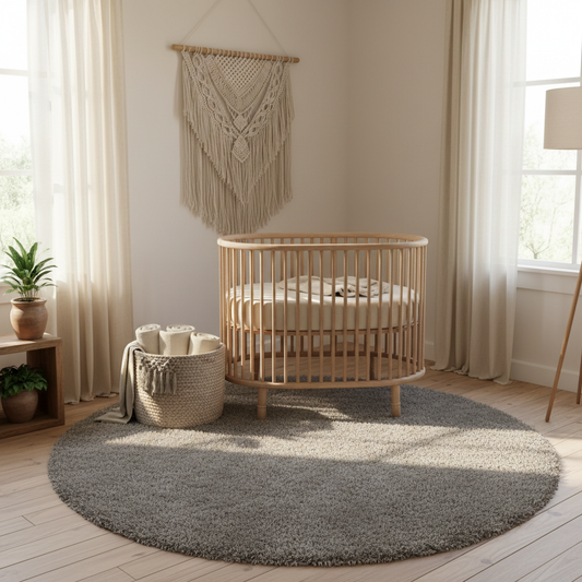 5 Signs It's Time to Replace Your Nursery or Bedroom Rug (And What to Look for in a Fluffy Round Rug for a Boho Space)