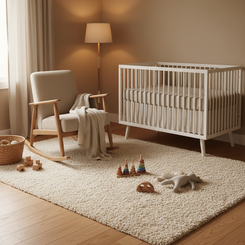 Beyond Softness: What Really Matters When Choosing a Fluffy Shag Rug for a Kids Nursery or Playroom
