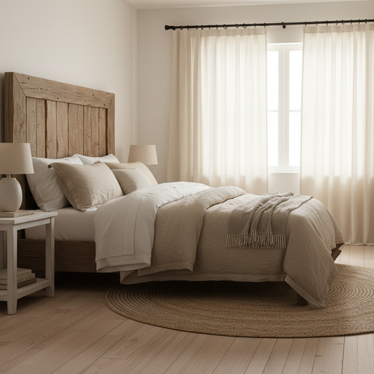 Why Semi Sheer Linen Curtains Fail in a Farmhouse Bedroom — and How to Fix It Without Replacing Everything