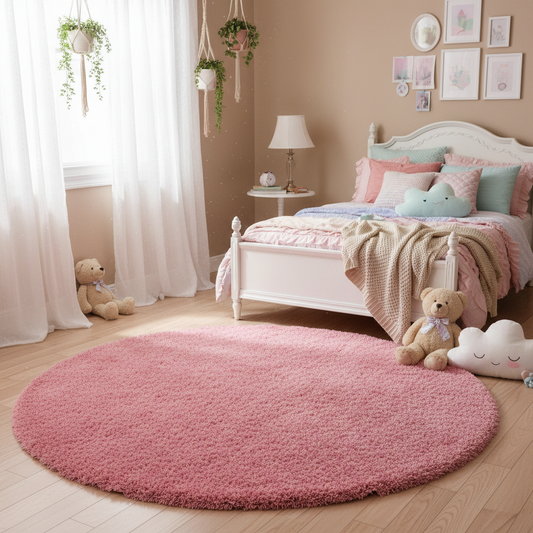 What Interior Stylists Know About Choosing a Plush Shag Circle Rug for a Girls Bedroom Decor That Most Buyers Don't