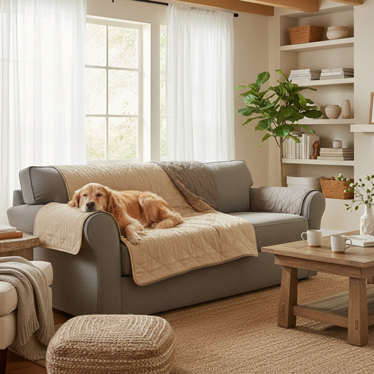 Small Space, Big Impact: How to Use Waterproof Dog Bed Covers for Furniture & Sofa Protection