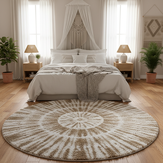 From Bare Floor to Dreamy Space: A Step-by-Step Tie Dye Round Circle Rug Bedroom Aesthetic Guide for First-Time Room Decorators