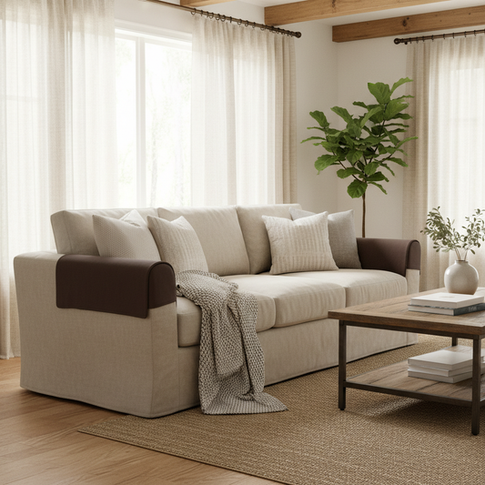 Choosing Sofa Arm Protection Before Your Living Room Setup Settles: Favor Waterproof Reversible Covers Over Locked-In Slipcovers