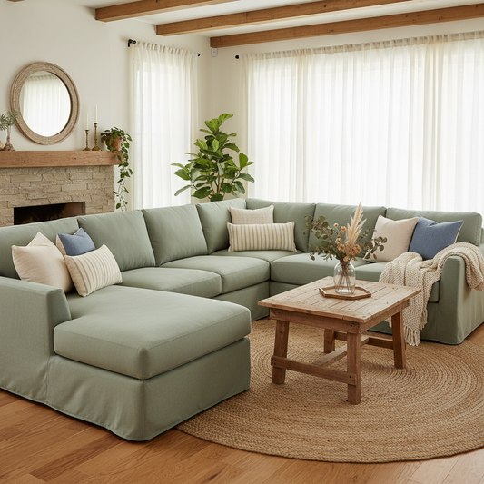 The Real Difference Between a Universal Fit and a Custom Fit in Farmhouse Sofa Slipcovers for L-Shape Sectional Couches — And Which One Suits Your Living Room