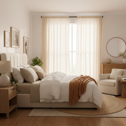 Your First Week With Sheer Light Cream Curtain Panels in the Bedroom: What to Expect, What to Fix