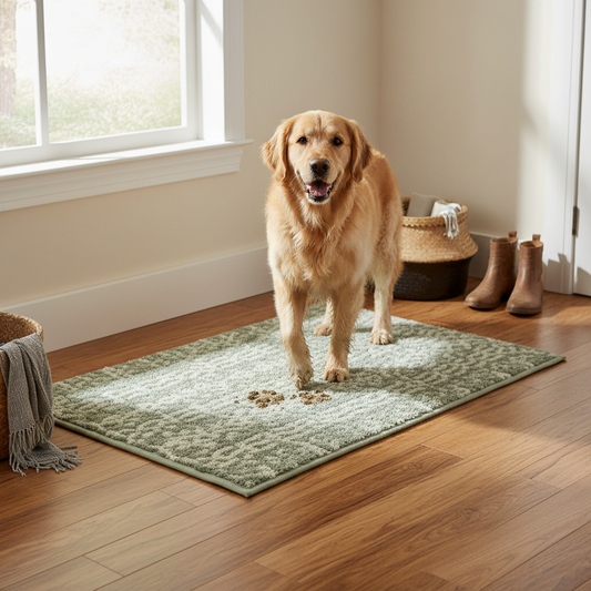 A Chenille Dog Mat for Muddy Paws at the Entryway You Only Need 1: Dirty Floors, Not Ruined Rugs