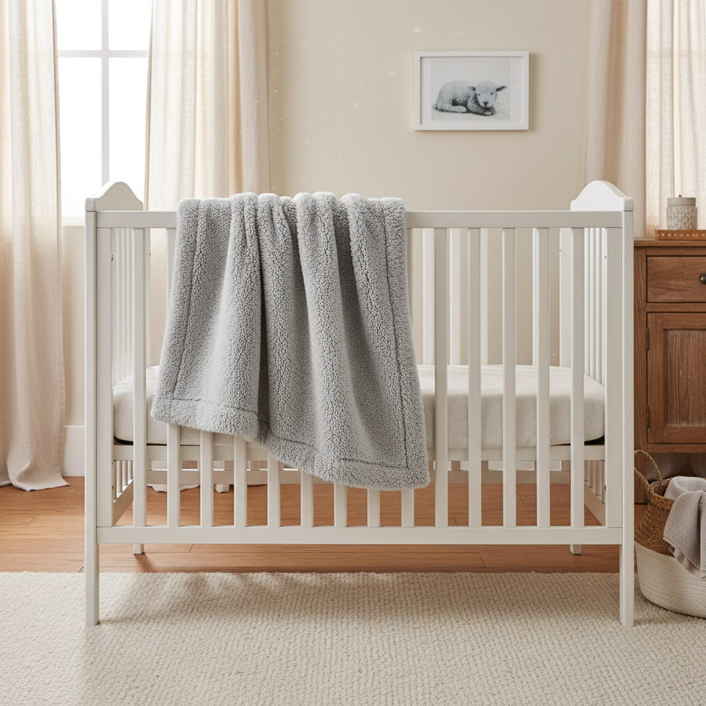 Soft Sherpa Fleece Baby Blanket for Crib & Stroller: A Room-by-Room Guide to Keeping Your Newborn Cozy