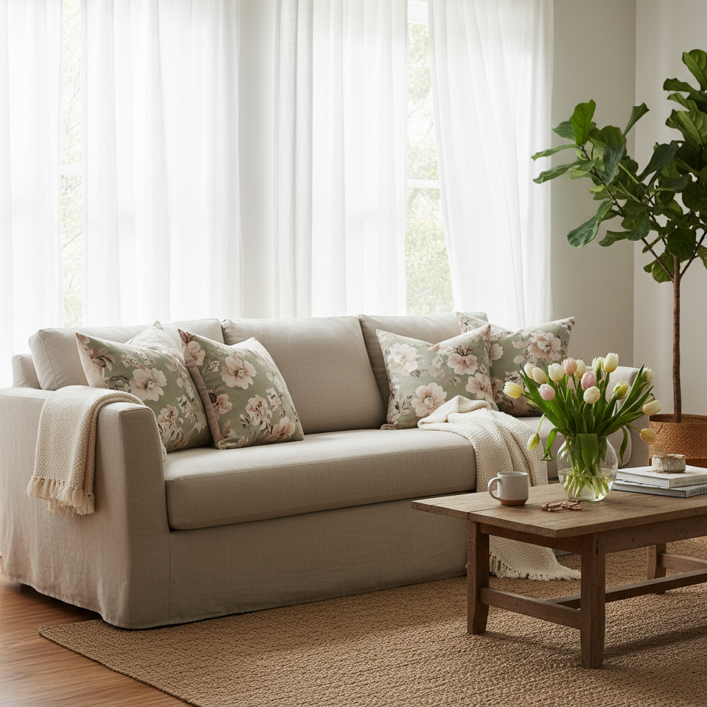 Why Seasonal Decor Often Falls Flat on a Couch — and How to Refresh It Without Redecorating an Entire Room