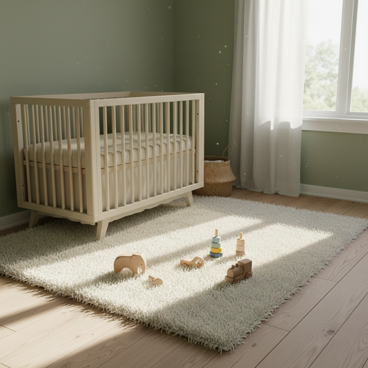 Fluffy Shag Rug Nursery Kids Room Decor Trends: Built for Playroom Comfort, Marketed to Every Parent