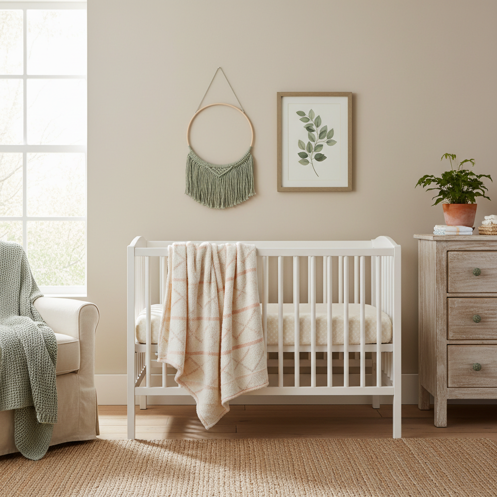Interior Designers Spend on Fabric Quality and Skip Fancy Embellishments in Soft Fleece Baby Blanket Crib Nursery Choices