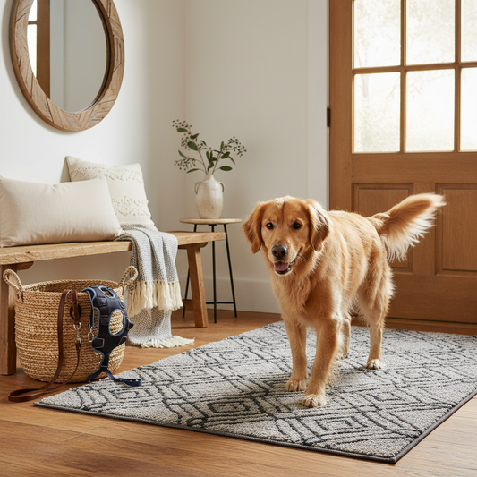 Chenille vs. Everything Else: Choosing the Right Washable Dog Door Mat for a High-Traffic Entryway