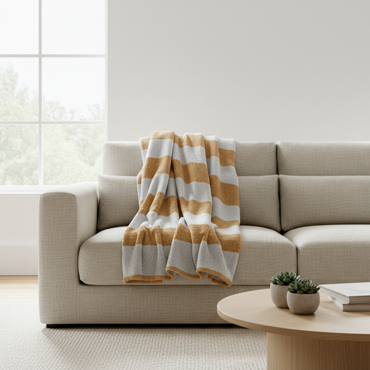 The Soft Fleece Throw Blanket You Love on the Couch Looks Wrong in the Bedroom: Here's Why