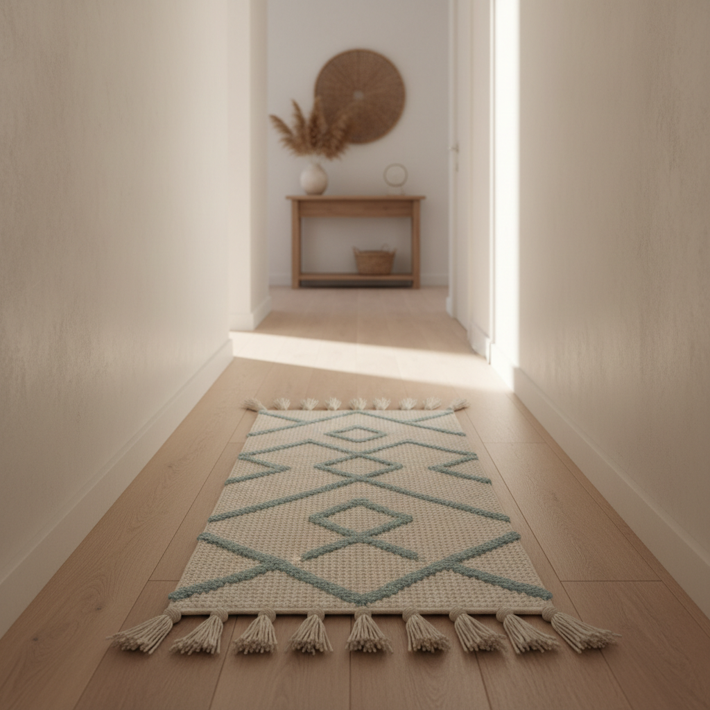 The Narrow Hallway Drying Problem: Choosing a Quick Dry Boho Bath Runner Rug That Holds Up Daily