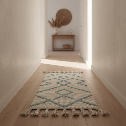 The Narrow Hallway Drying Problem: Choosing a Quick Dry Boho Bath Runner Rug That Holds Up Daily