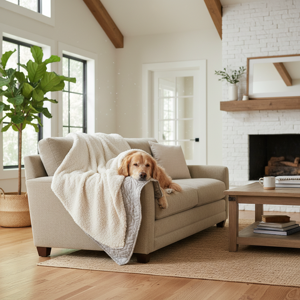 Two Sides, One Cover: How a Reversible Waterproof Dog Blanket Solves the Furniture Problem Most Pet Owners Give Up On