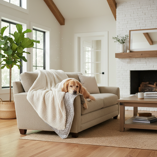 Two Sides, One Cover: How a Reversible Waterproof Dog Blanket Solves the Furniture Problem Most Pet Owners Give Up On