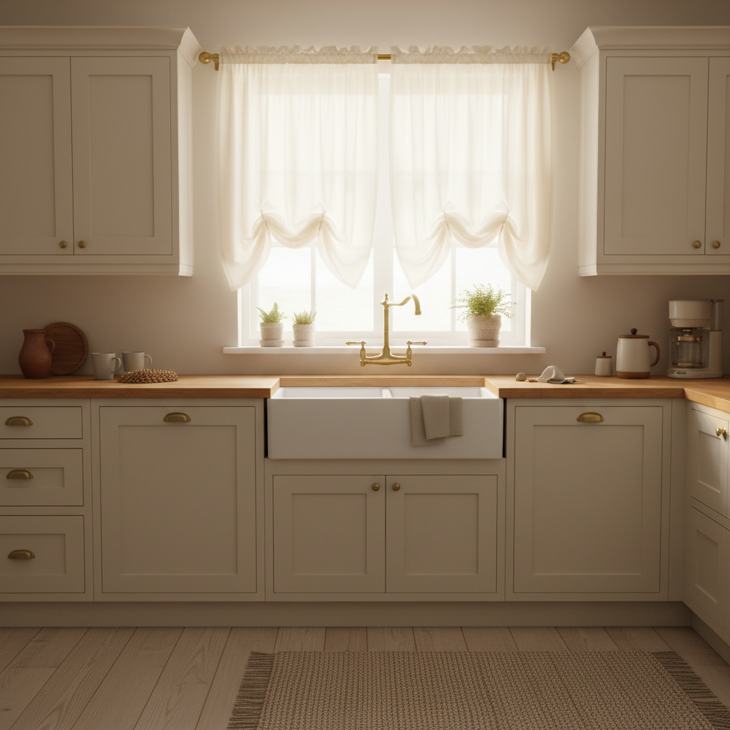 Small Kitchen Windows Keep Defeating Your Curtain Ideas — Here's Why Sheer Tiers Finally Work