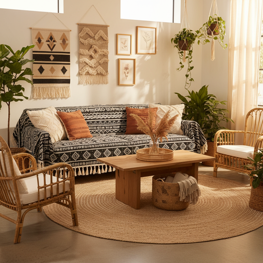 Why Boho Geometric Sofa Cover Living Room Decor Fails in Real Homes — and How to Fix It Without Replacing Your Couch
