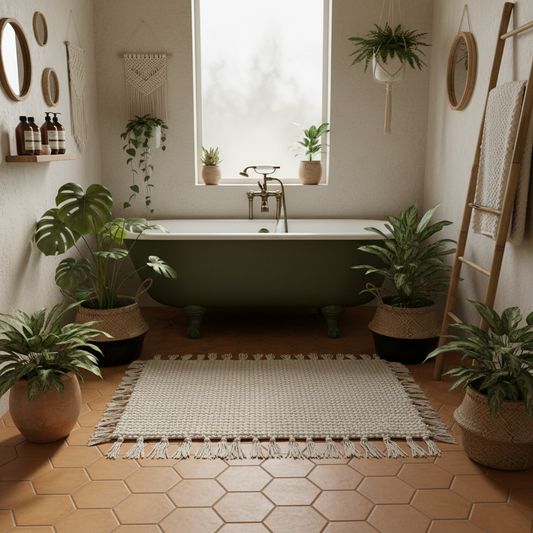 Boho Bath Rug on a Budget: How to Get Washable, Quick-Dry Style Without Spending a Fortune
