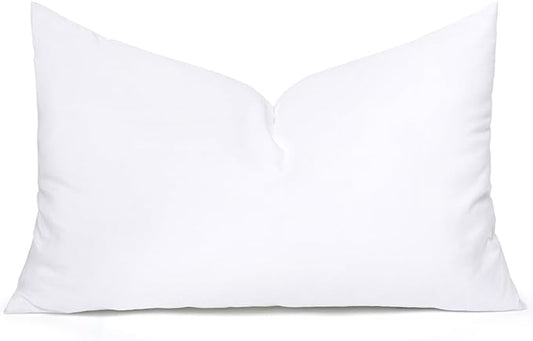 MIULEE Throw Pillow Insert Premium Pillow Stuffer Sham Rectangle for Decorative Cushion Bed Couch Sofa 12x22 Inch