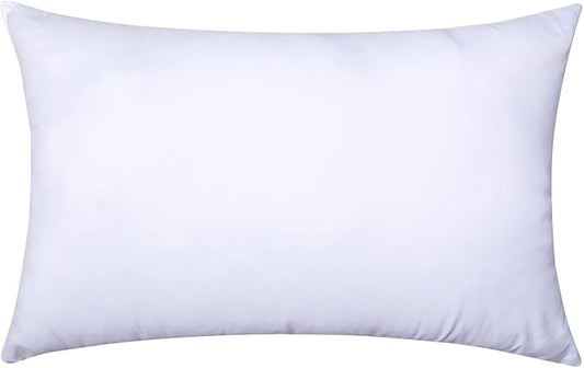 MIULEE Throw Pillow Insert Premium Pillow Stuffer Sham Rectangle Form for Decorative Cushion Bed Couch Sofa 20x36 Inch