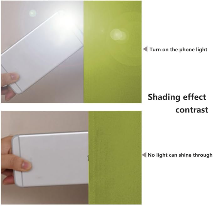 NICETOWN 100% Blackout Window Curtain Panels, Fresh Green, 2 Pieces, 70" Wide Each Panel, Cold and Full Light Blocking Drapes with Black Liner for Nursery, 84" Drop Thermal Insulated Draperies