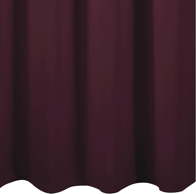 LEMOMO Burgundy Red Thermal Blackout Curtains/52 x 72 Inch/Set of 2 Panels Room Darkening Curtains for Bedroom