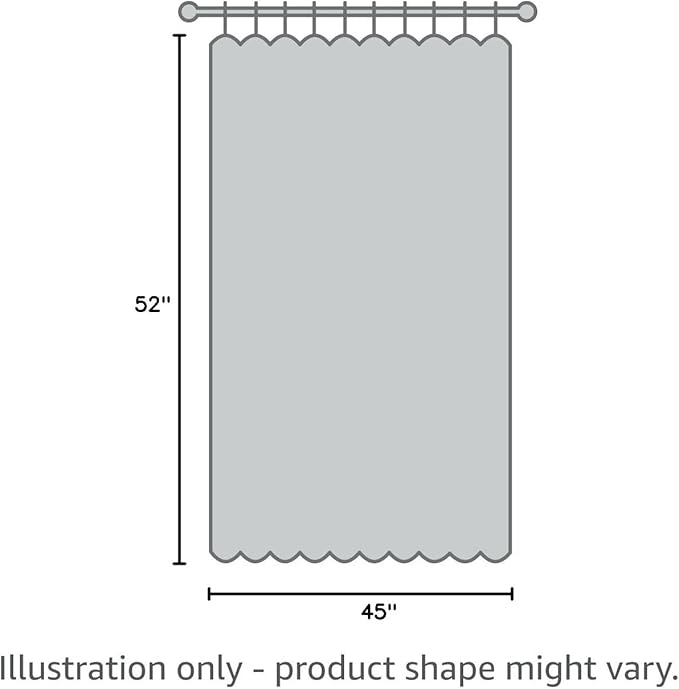 H.VERSAILTEX 100% Blackout Curtains for Bedroom Thermal Insulated Linen Textured Curtains Heat and Full Light Blocking Drapes Living Room Curtains 2 Panel Sets, 52x45 - Inch, Pure White