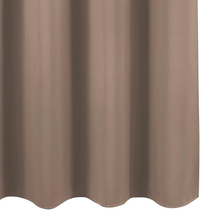 LEMOMO Blackout Curtains 52 x 90 Inch Long Cappuccino Curtains Set of 2 Panels Room Darkening Curtains for Bedroom and Living Room