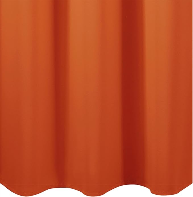 LEMOMO Blackout Curtains 52 x 90 Inch Long Orange Curtains Set of 2 Panels Room Darkening Curtains for Bedroom and Living Room