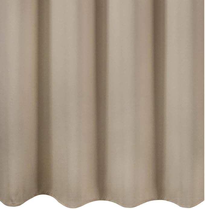 LEMOMO Blackout Curtains 66 x 95 inch/Khaki Curtains Set of 2 Panels/Thermal Insulated Room Darkening Bedroom Curtains