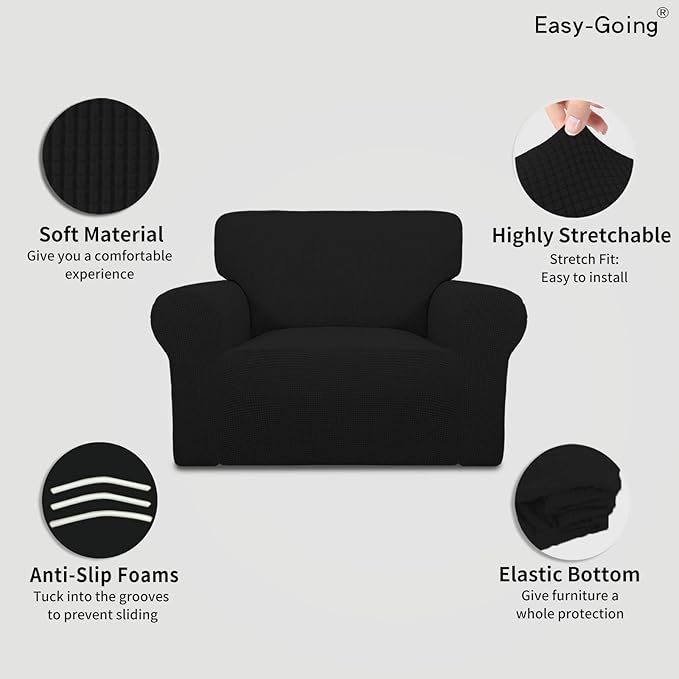 Stretch Oversized Chair Sofa Slipcover 1-Piece Couch Sofa Cover