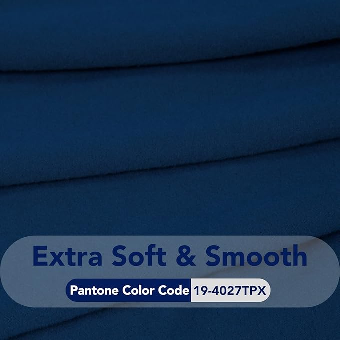 PureFit Super Stretch Chair Sofa Slipcover with Pocket – Spandex Non Slip Soft Couch Sofa Cover, Washable Furniture Protector with Elastic Bottom for Kids, Pets （Recliner, Navy）
