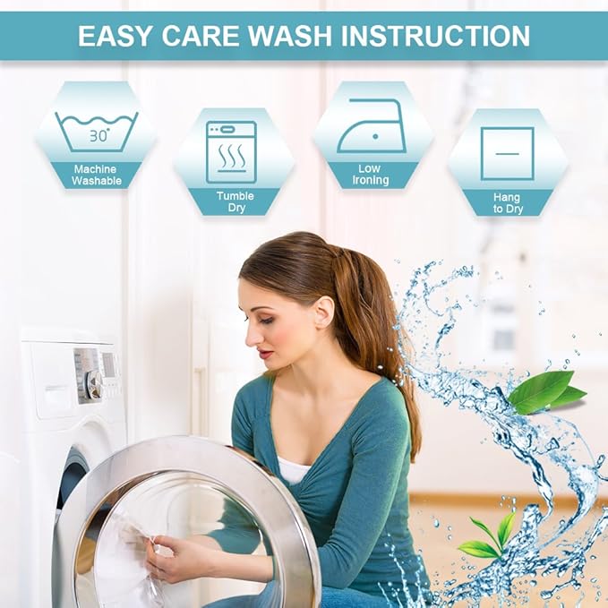 RYB HOME Extra Wide Curtains for Bedroom Living Room 63 inches Long, Thermal Insulated Privacy Drapes for Nursery Home Theater Dining Room, Width 62 by Length 63, Beige, 2 Panels