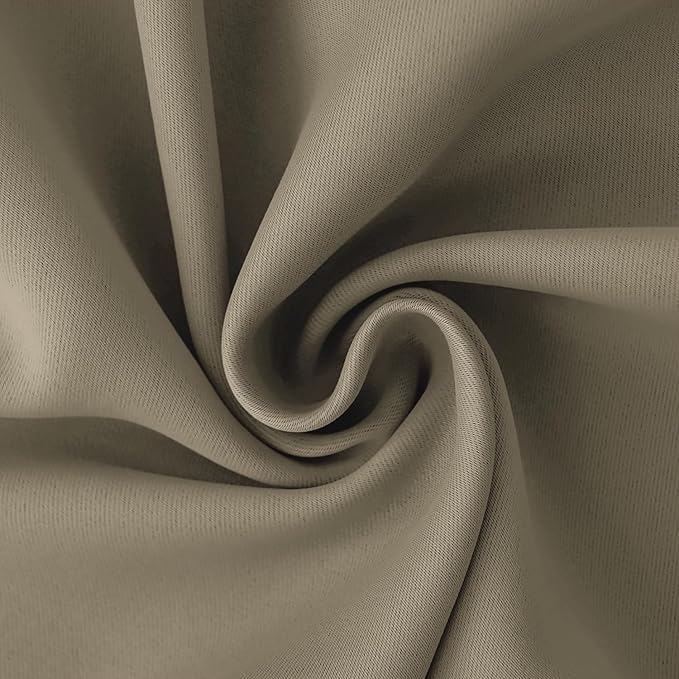 BGment Room Darkening Curtains 84 Inches Long - Grommet Thermal Insulated Drapes Window Treatment Curtains for Bedroom, 2 Panels, 42 x 84 Inch, Cocoa