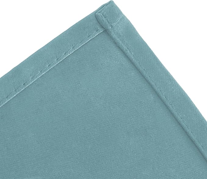 LEMOMO Stone Blue Thermal Blackout Curtains/42 x 95 Inch/Set of 2 Panels Room Darkening Curtains for Bedroom
