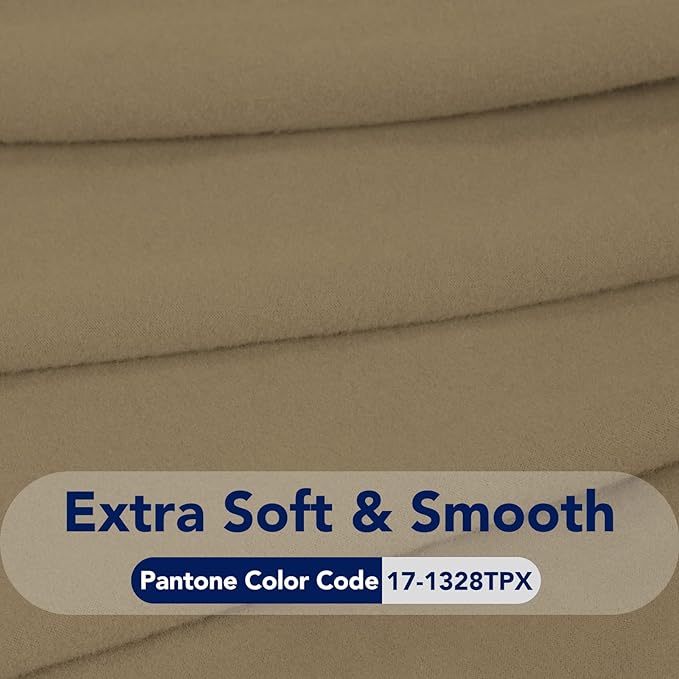 PureFit Super Stretch Chair Sofa Slipcover with Pocket – Spandex Non Slip Soft Couch Sofa Cover, Washable Furniture Protector with Elastic Bottom for Kids, Pets （Recliner, Tan）