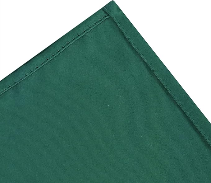 LEMOMO Blackout Curtains 52 x 120 Inch Long Dark Green Curtains Set of 2 Panels Room Darkening Curtains for Bedroom and Living Room