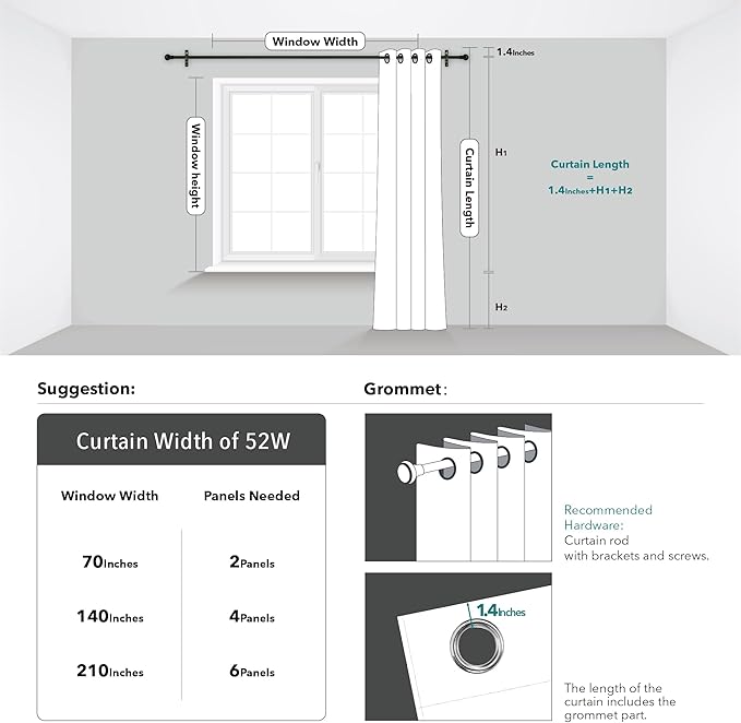 Deconovo Pink Blackout Curtains for Bedroom, Thermal Insulated Soundproof Pravicy Curtain, Silver Wave Dots Print, 52 x 95 Inch Long, Machine Washable Window Panels for Kids Room Nursery, Set of 2