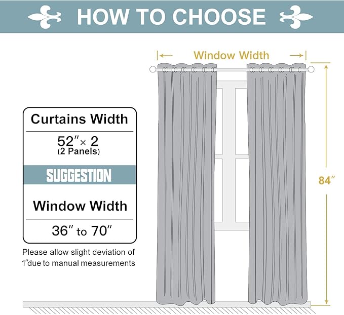 ChrisDowa Grommet Room Darkening Curtains for Bedroom and Living Room - 2 Panels Set Thermal Insulated Blackout Curtains (Pink, 52W x 84L)