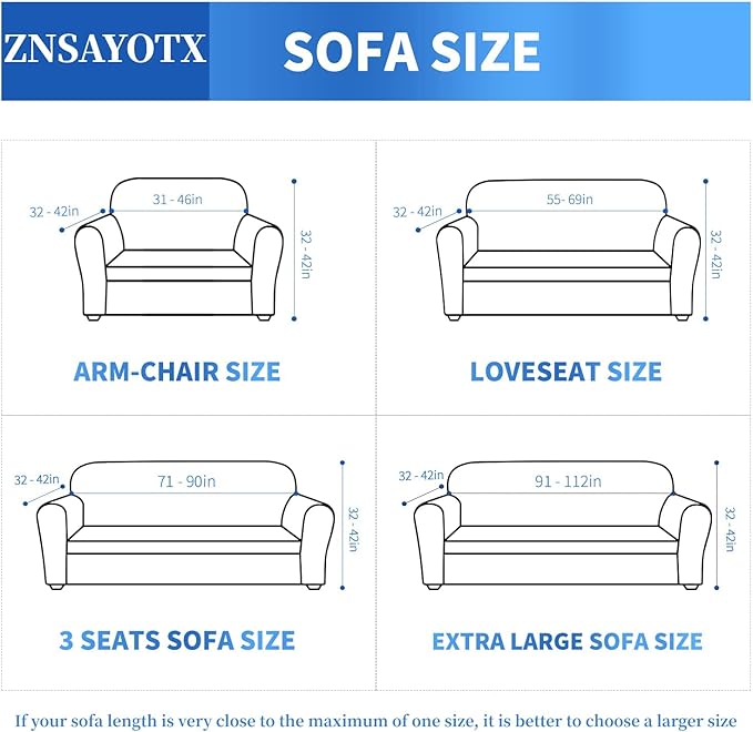 ZNSAYOTX 1 Piece Jacquard Couch Covers for 2 Cushion Couch High Stretch Loveseat Slipcover for Pets Dogs Anti Slip Love Seat Sofa Slipcover Furniture Protector (Medium, New Pattern Light Grey)