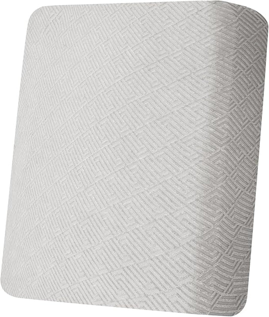 XINEAGE Couch Cushion Covers Seat Cushion Cover Thick Stretch Sofa Slipcovers 1 Piece Individual Couch Covers with Elastic Bottom(Single Seat Cushion/Backrest,Silver Grey)