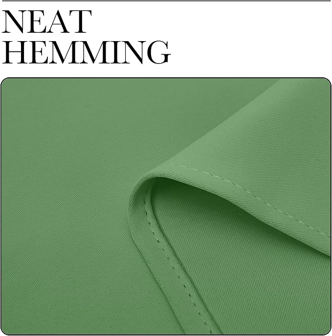 NICETOWN Blackout Curtains for Bedroom, Forest Green, 42 W by 80 L, Set of 2, Thermal Insulated Curtains & Drapes with Grommet Top for Living Room, Privacy Window Treatment Draperies