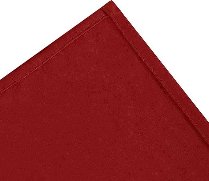 LEMOMO Red Thermal Blackout Curtains/38 x 54 Inch/Set of 2 Panels Room Darkening Curtains for Bedroom