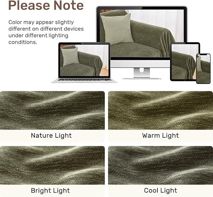 Sectional Couch Covers, 2 Pieces Washable L Shaped Couch Covers Sofa Blanket for Dogs Pet Friendly Sectional Sofa Slipcovers Furniture Covers,71"x118"+91"x134",(XXX-Large,Green)