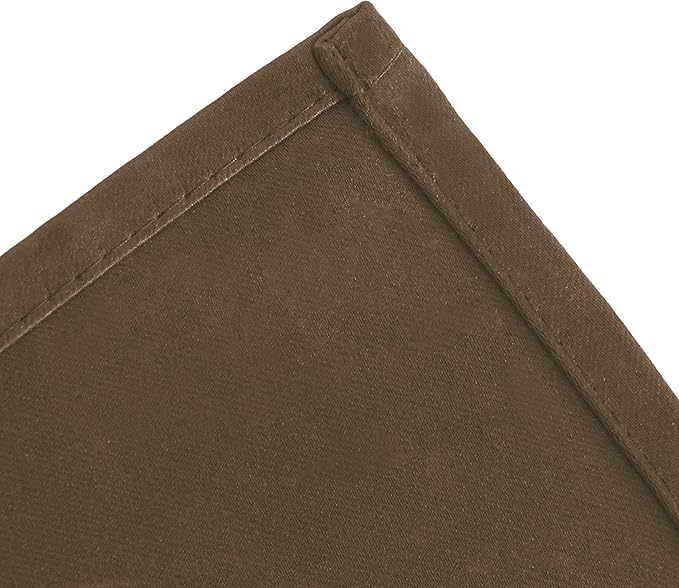 LEMOMO Blackout Curtains 52 x 90 inches Long Brown Curtains Set of 2 Panels Thermal Insulated Room Darkening Curtains for Bedroom